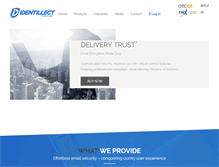 Tablet Screenshot of identillect.com